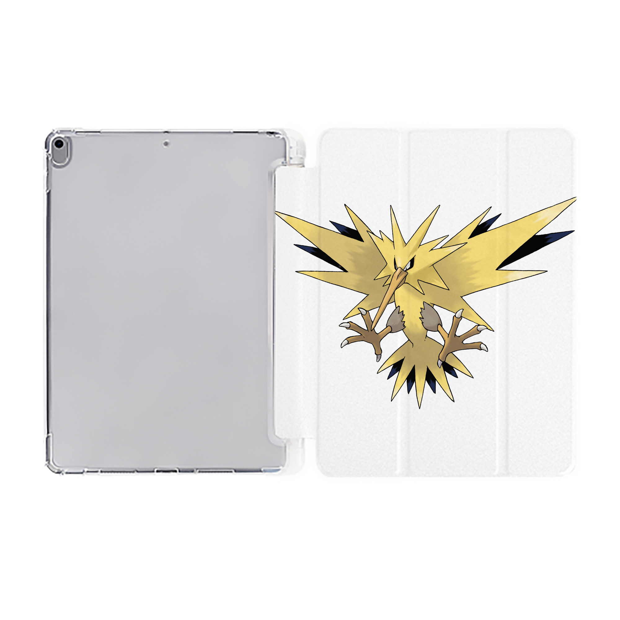 （画像用） ポケットモンスター Pokémon IPad ケース ペン収納付き 三つ折りスタンド PUレザー×シリコン 対応機種9.5/10.5/10.9インチ